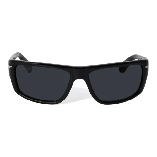 OFF Белый Ацетат Нерегулярная форма Солнцезащитные очки Унисекс Черный