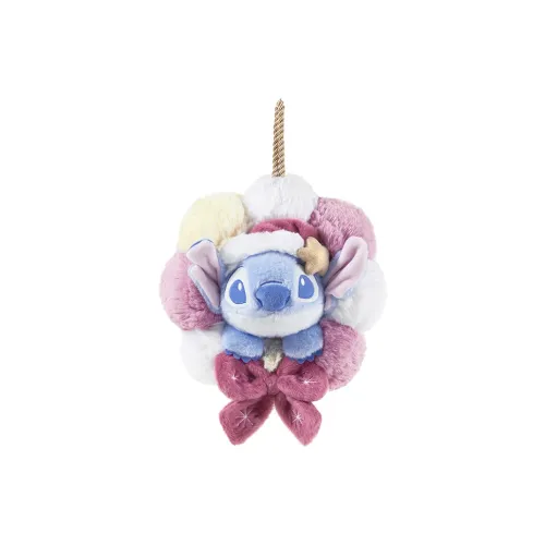 Disney Stitch Зимняя Коллекция Подарков Венок Куклы Плюшевая Подвеска 24 см Высота