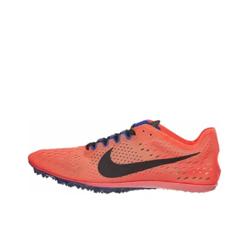 Nike Air Zoom Victory Shock Absorbers Противоскользящие Устойчивые к истиранию Низкий Топ Беговые кроссовки Мужской Оранжевый