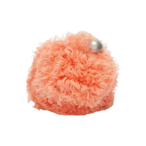 JIL SANDER Shearling Plush Bag Clutch Regular Women's Peach Pearl