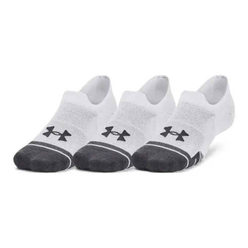 Under Armour Performance Tech No Show Socks Unisex 3 Pack White Under Armour Performance Tech No Show Носки Унисекс 3 Пачки Белые