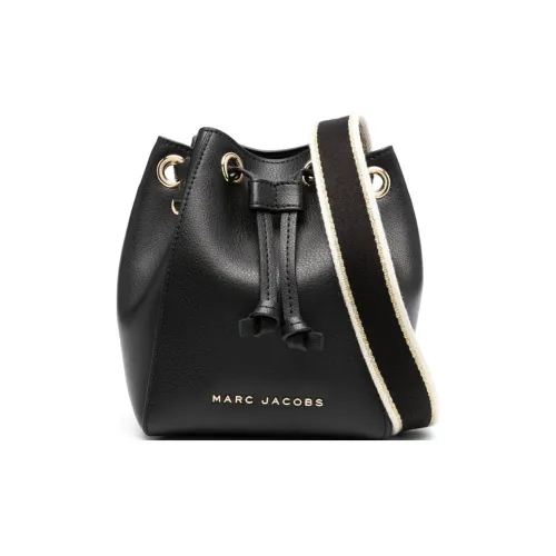 MARC JACOBS с коровьей кожей и полиуретаном ведрообразная сумка сумка через плечо женская черная