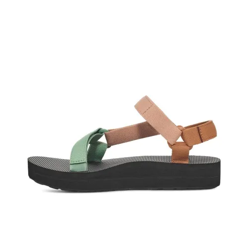 Teva Midform Universal Пляжные сандалии Женские Зеленый