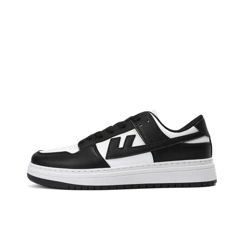 Warrior Low Топ Скейтборд Кроссовки Унисекс Белый Черный