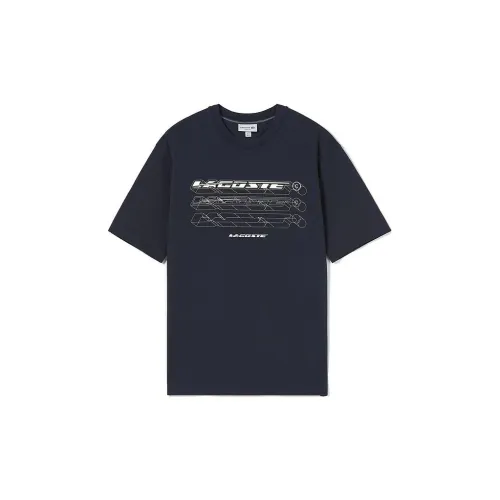LACOSTE Темно-синие мужские футболки T-рубашки