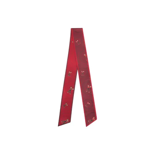 Cartier Бандо Diabolo De Cartier Шелк Саржевого Плетения Бордового Цвета