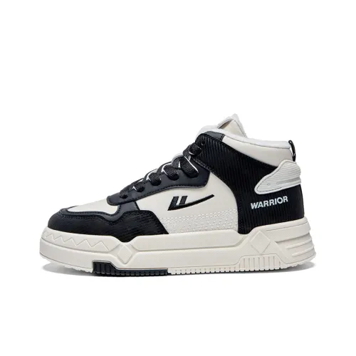 Warrior Утолщенный и с флисовой подкладкой тонкий хлопок термический легкий высокий топ кроссовки для скейтбординга унисекс черный бежевый