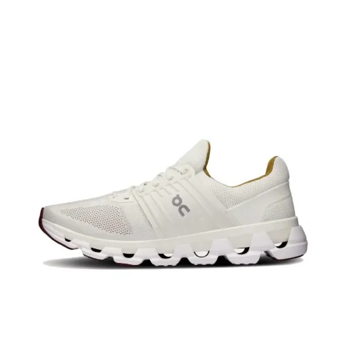 On Cloudswift Амортизация Износостойкие Низкие Кроссовки для Бега Мужские Белые