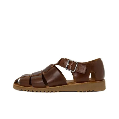 Paraboot Римские сандалии Мужские Темно-коричневые