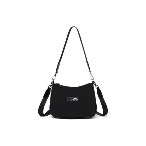 Slazenger Ткань Сумка Сумка через плечо Сумка через плечо Женская Черная