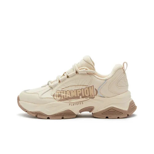 Champion Амортизация Износостойкие Низкие Кеды Женские Светлый Хаки