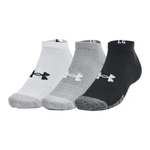 Низкие носки Under Armour унисекс 3 упаковки черные