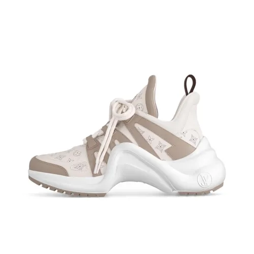 LOUIS VUITTON Archlight 1,0 Устойчивый к истиранию Низкий Топ Повседневная обувь Женская Слон Серый