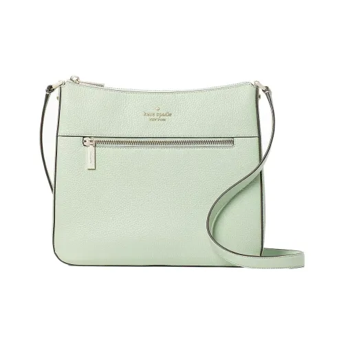 Kate Spade Leila Litchi Grain Leather Crossbody Bag Women's Green Кейт Спад Лили Кожаная Сумка через плечо из зернистой кожи женская зеленая