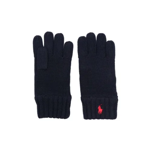 Вязаные перчатки Polo Ralph Lauren для детей морской синий