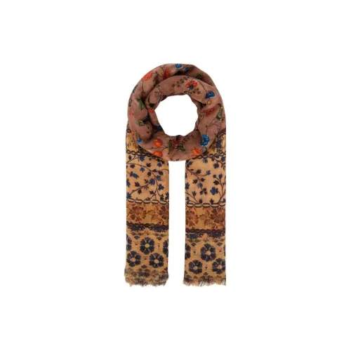 Loro Piana Вязаные Шарфы Унисекс Коричневый