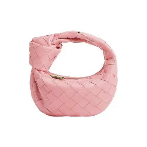 Bottega Veneta Jodie Sheepskin Bag Women's Ribbon Powder