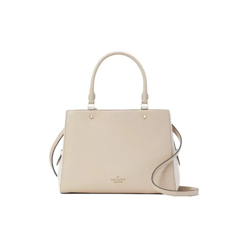 Kate Spade Сумка из зернистой текстуры кожа Litchi сумка через плечо сумка на плечо средний размер женская бежевая