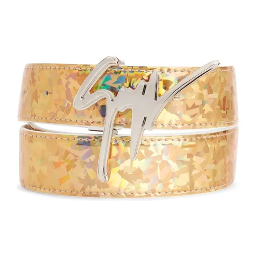 GIUSEPPE ZANOTTI Полиуретан, Полиэстер, Полиэстер Пленка Волокно Ремни Мужской