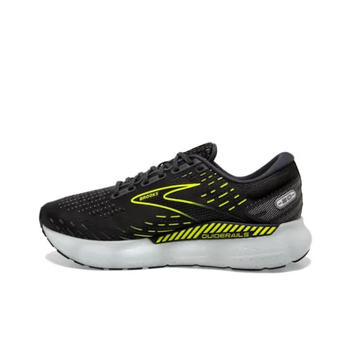 Brooks Glycerin GTS Амортизация Износостойкий Низкий Топ Беговые кроссовки Женские Черный