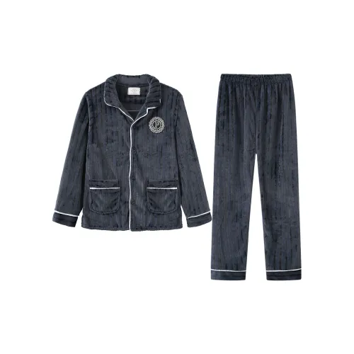 Shirley Темно-серый Мужской Пижамный комплект