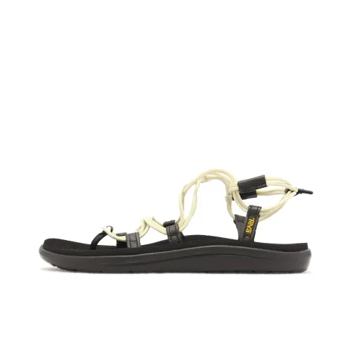 Teva Voya Infinity Пляжные сандалии Женские Черный Белый