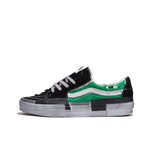 Vans SK8 Скейтборд Кроссовки Низкие Черные Зеленые Унисекс