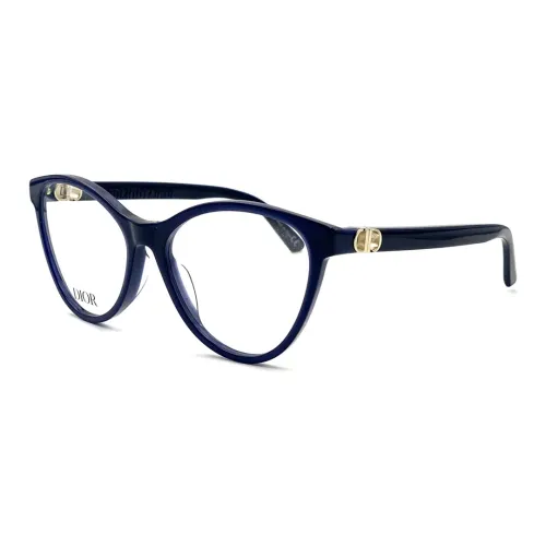 DIOR Ацетатные оправы для очков "Кошачий глаз" Женские синие