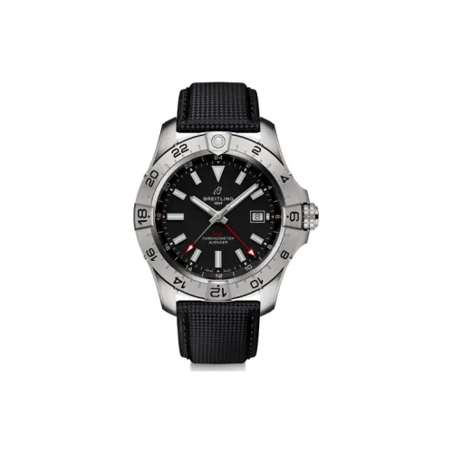 BREITLING Автоматический Механический Часы Мужские 44 мм Черные
