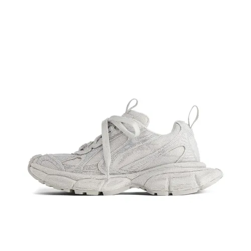 Balenciaga 3XL Низкий Топ Толстая Подошва Кроссовки Мужские Светло-Серые