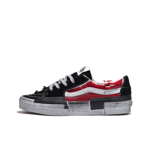 Vans SK8 Скейтборд Кроссовки Низкие Черные Красные Унисекс