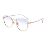 Прозрачный розово-золотой