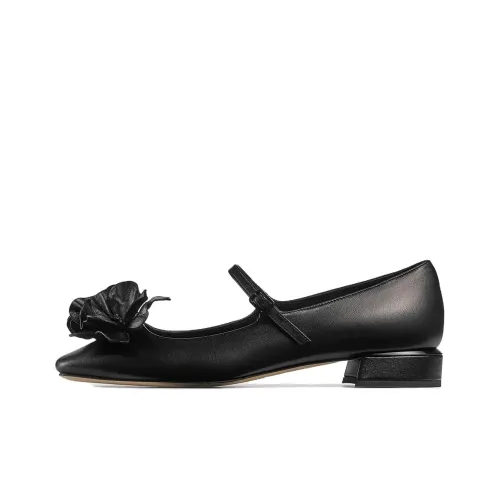Jimmy Choo Rosa Flowers Плоская подошва Повседневная обувь 2,5 см Женская Черная