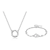 Комплект из двух частей [Ожерелье + Браслет]