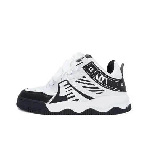 MPUX Slip-resistant Abrasion-resistant Breathable MID Skateboarding Shoes Unisex MPUX Противоскользящие Износостойкие Дышащие MID Скейтборд Кроссовки Унисекс