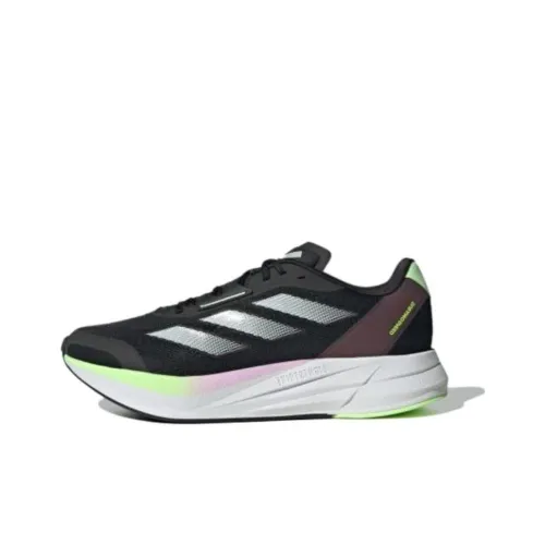 Adidas Duramo Speed Low Топ Тренировки Спринт Гонки Беговые кроссовки Мужской Черный Белый Зеленый