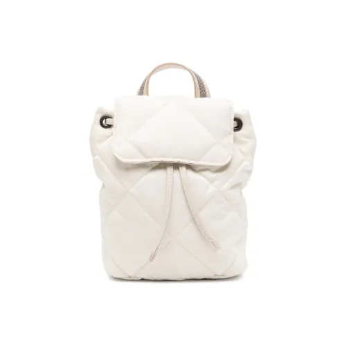 BRUNELLO CUCINELLI Нейлон Рюкзак Детский Светлый Бежевый