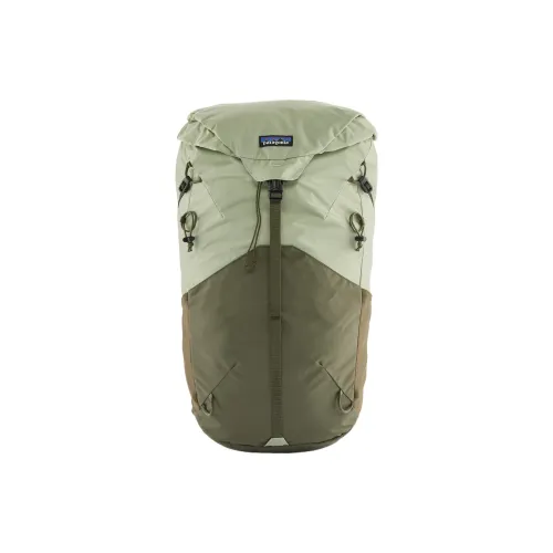Patagonia Переработанный нейлон Альпинистский рюкзак Рюкзак Стандартный Унисекс Salvia ROOTS Зеленый