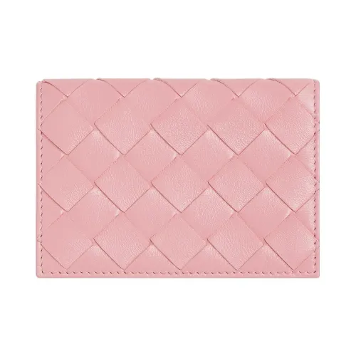 Bottega Veneta Овчина Картхолдер Обычный Женские Лента Пудра