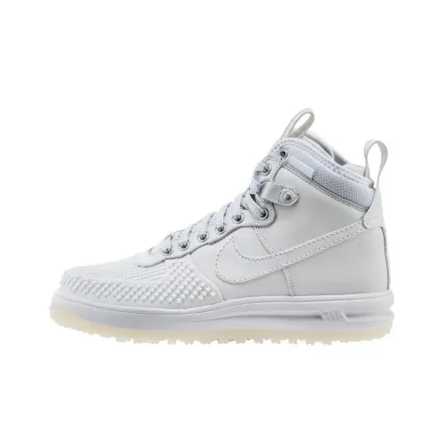 Nike Lunar Force 1 Duckboot Амортизация MID Скейтбординг Кроссовки Мужские Белые