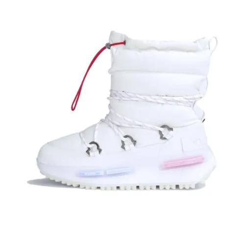 Moncler x Adidas Originals NMD S1 Амортизация Crew Сноубутсы Мужской Белый