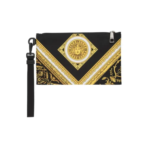 FANSIZHE Нейлон Wristlet Сумка Клатч Мужской Черный Золотой