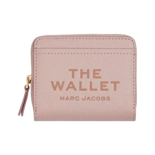 MARC JACOBS Pebble Leather Wallet Mini Women's Pink