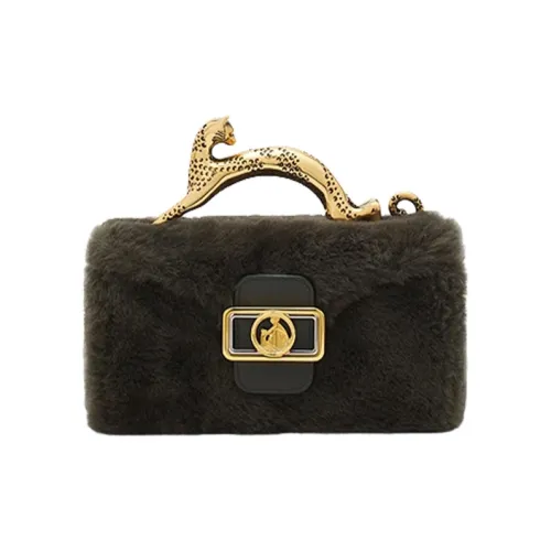 Lanvin Pencil Телячья кожа Сумка через плечо Сумка Extra Mini Женская Loden