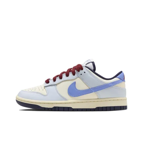 Nike Dunk Low Топ Скейтборд Кроссовки Женские Фиолетовые Синие