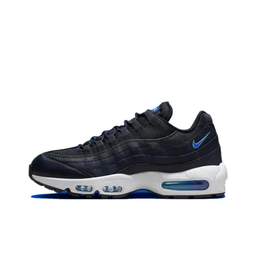Nike Air Max 95 Low Беговые кроссовки Мужские Черно-белые
