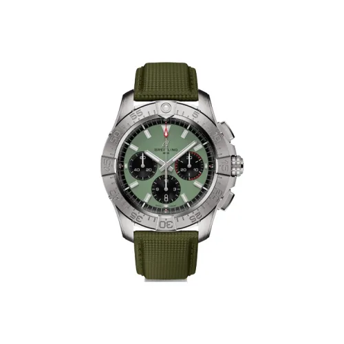 BREITLING Автоматический Механический Часы Мужские 44mm*15,2mm Зеленый