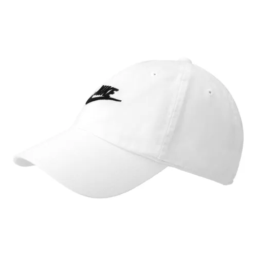 Nike Хлопковые кепки унисекс белые
