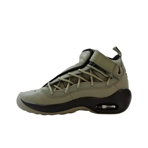 Nike Air Shake Аbrasion Resistant Дышащий MID Топ Винтажные баскетбольные кроссовки Мужской Коричневый