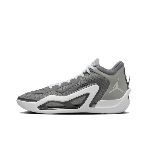 Джордан Tatum 1 Slip-Resistant MID Баскетбольные кроссовки Мужской Серый Международная версия